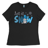Black let it snow Ladies Tee - JahusDesignShop