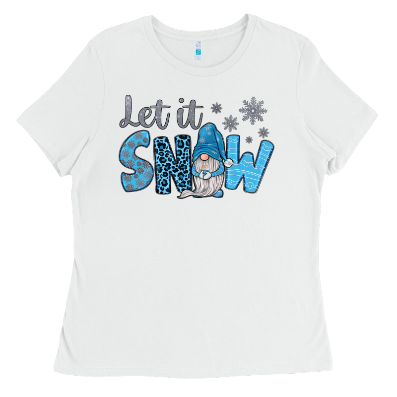 Let It Snow Ladies Tee by JahusDesignShop | Teevron
