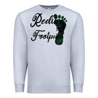 Heather Grey Climate Change Reduce Your Carbon Footprint Gift Premium Sweatshirt - Bettercallsaul