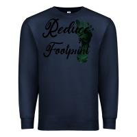 Navy Climate Change Reduce Your Carbon Footprint Gift Premium Sweatshirt - Bettercallsaul