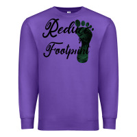 Purple Climate Change Reduce Your Carbon Footprint Gift Premium Sweatshirt - Bettercallsaul