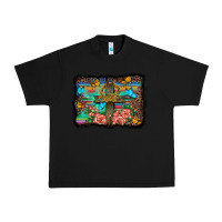 Black wooden cross background Urban Heavy Tee - BarkalooDesign