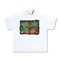 White wooden cross background Urban Heavy Tee - BarkalooDesign