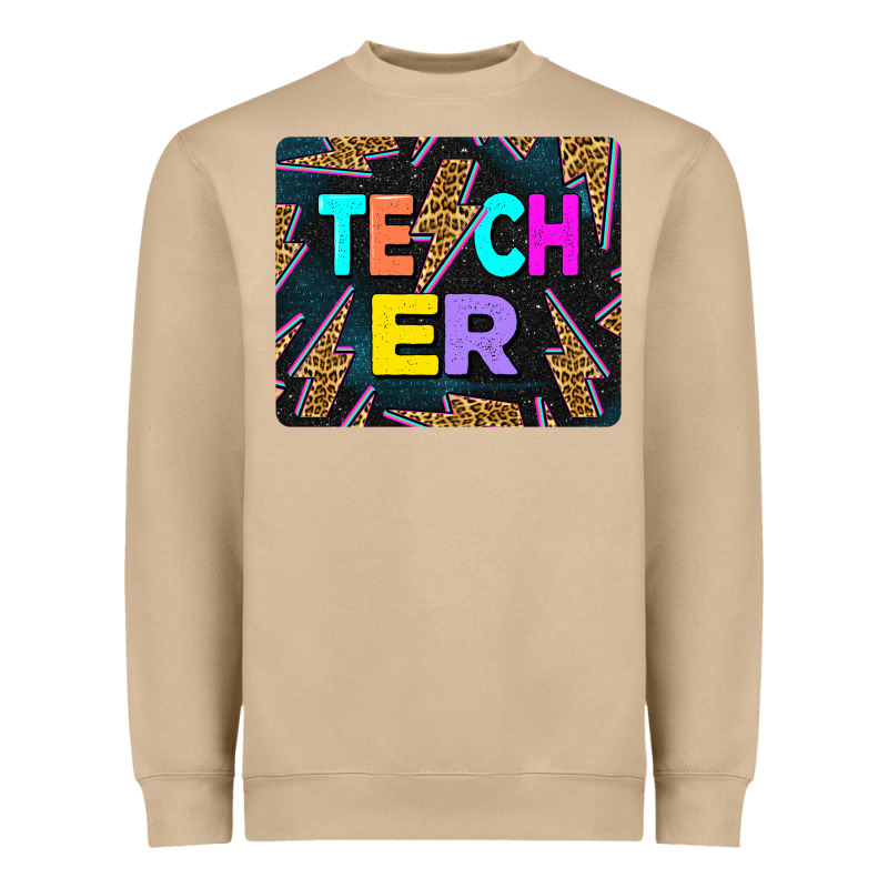 Teacher Flash Heavyweight Sweatshirt by LillyAllenDesigns | Teevron
