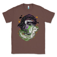 Chestnut Magical cats ghost with moon Halloween Classic Tee - NancyCooperArtShop