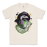 Natural Magical cats ghost with moon Halloween Classic Tee - NancyCooperArtShop