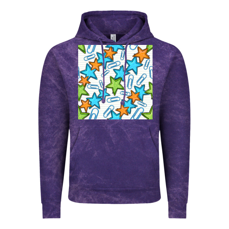 Stars School Seamless Pattern Vintage Hoodie by BundleAndBundleShop | Teevron