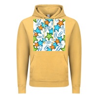 Vintage Mustard stars school seamless pattern Vintage Hoodie - BundleAndBundleShop