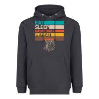 Smoke Eat Sleep Basketball Repeat Heavyweight Hoodie - Bettercallsaul