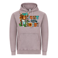 Vintage Zinc just a little moody coffee cup long haired cow Vintage Hoodie - Jasminsmagicworld