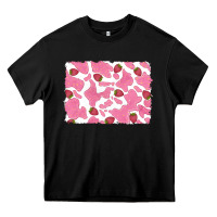 Black distressed strawberry milkshake cowhide Heavy Core Tee - RanaPortraitStore