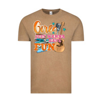 Vintage Coffee girls just wanna have fun Vintage Tee - NancyCooperArtShop