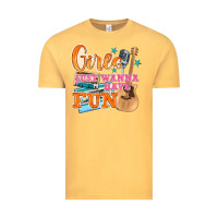 Vintage Mustard girls just wanna have fun Vintage Tee - NancyCooperArtShop