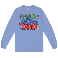 Colony Blue proud autism dad Long Sleeve Tee - MaliasSmallBusiness