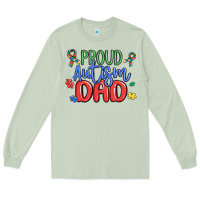Matcha proud autism dad Long Sleeve Tee - MaliasSmallBusiness