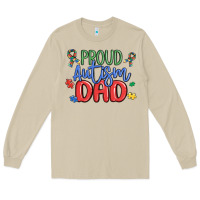 Mushroom proud autism dad Long Sleeve Tee - MaliasSmallBusiness