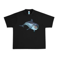 Black bottlenose dolphin Urban Heavy Tee - LillyAllenDesigns