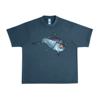 Midnight Navy bottlenose dolphin Urban Heavy Tee - LillyAllenDesigns