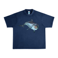 Navy bottlenose dolphin Urban Heavy Tee - LillyAllenDesigns