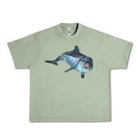 Oil Green bottlenose dolphin Urban Heavy Tee - LillyAllenDesigns