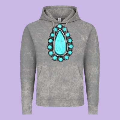 Gemstone Vintage Hoodie Designed By Jahusdesignshop
