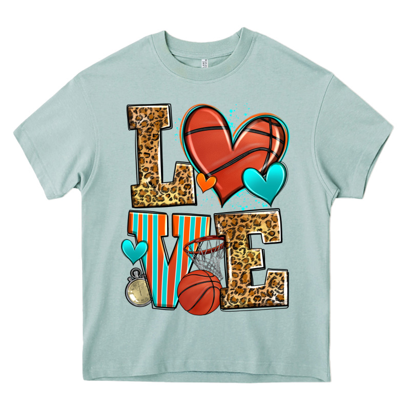 Love Basketball Heavy Core Tee by Zillion Design Studio | Teevron