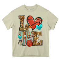 Mossy love basketball Heavy Core Tee - Zillion Design Studio
