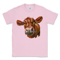 Bubblegum Pink red angus face Classic Tee - LillyAllenDesigns