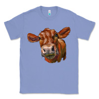 Colony Blue red angus face Classic Tee - LillyAllenDesigns