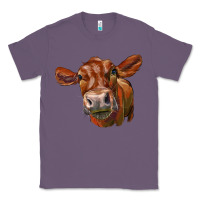 Lavender red angus face Classic Tee - LillyAllenDesigns
