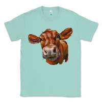 Seafoam red angus face Classic Tee - LillyAllenDesigns