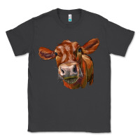 Smoke red angus face Classic Tee - LillyAllenDesigns