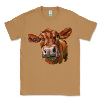 Toasted Coconut red angus face Classic Tee - LillyAllenDesigns