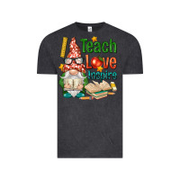 Vintage Black gnome teach love inspire Vintage Tee - NancyCooperArtShop