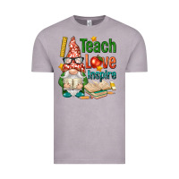 Vintage Zinc gnome teach love inspire Vintage Tee - NancyCooperArtShop