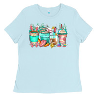 Baby Blue easter nurse coffee cups Ladies Tee - Zillion Design Studio