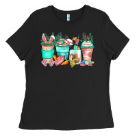 Black easter nurse coffee cups Ladies Tee - Zillion Design Studio