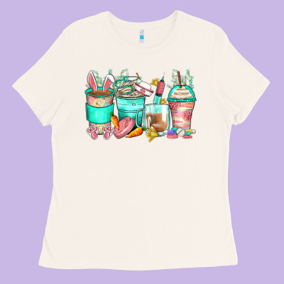 Easter Nurse Coffee Cups Ladies Tee Designed By Zillion Design Studio