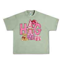 Oil Green hug me with gnome Urban Heavy Tee - NancyCooperArtShop