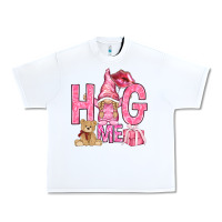 White hug me with gnome Urban Heavy Tee - NancyCooperArtShop