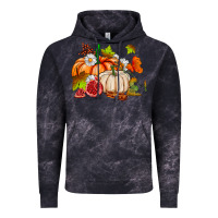 Cloud Black pumpkins daisies and fall leaf's ado Vintage Hoodie - AdoDesignShop