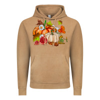 Vintage Camel pumpkins daisies and fall leaf's ado Vintage Hoodie - AdoDesignShop