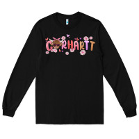 Black carhartt cow valentines day Long Sleeve Tee - MaliasSmallBusiness