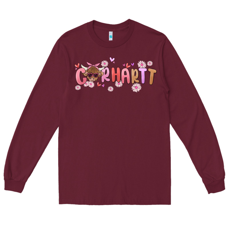 Carhartt Cow Valentines Day Long Sleeve Tee by MaliasSmallBusiness | Teevron
