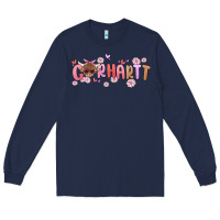 Navy carhartt cow valentines day Long Sleeve Tee - MaliasSmallBusiness