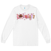 White carhartt cow valentines day Long Sleeve Tee - MaliasSmallBusiness