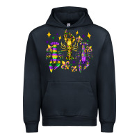 Navy mardi gras craw fish olivia Urban Hoodie - OliviaCreatesArt