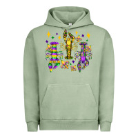 Pigment Oil Green mardi gras craw fish olivia Urban Hoodie - OliviaCreatesArt