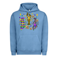 Pigment Pebble Blue mardi gras craw fish olivia Urban Hoodie - OliviaCreatesArt