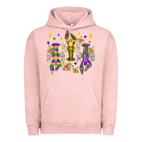 Pigment Salmon mardi gras craw fish olivia Urban Hoodie - OliviaCreatesArt
